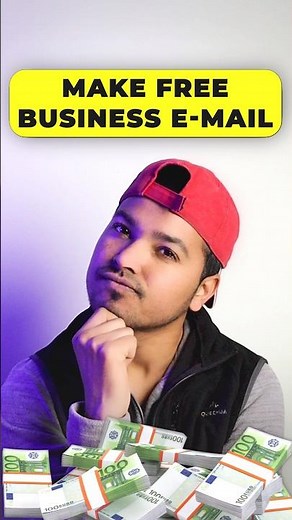 How to Make free business E-mail #shorts