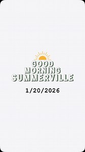 Good morning, Summerville! | Town of Summerville, SC