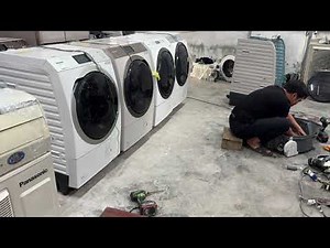 How to thoroughly clean a Japanese Panasonic washing machine. Steps to complete the cleaning of a...