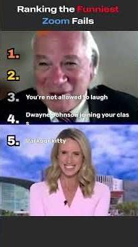Ranking the Funniest Zoom Fails