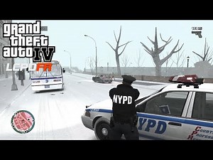 Grand Theft Auto IV - LCPDFR: Snowy Action-Packed NYPD Winter Patrol around New York City