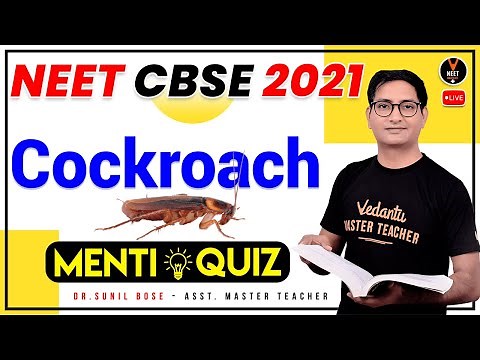 Cockroach Class 11 NEET Questions | NEET 2021 Preparation | NEET Biology | Sunil Sir