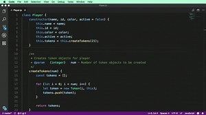 createTokens() Method Solution
