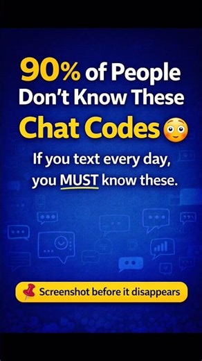 Secret Chat Codes Everyone Should Know 😳 Codes You Must Know in 2026 #shorts