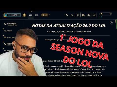 1° JOGO DA SEASON NOVA DO LOL | Aatrox Vs Quinn
