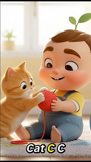 Learn Letter C for Toddlers! 🐱🚗🎂 Alphabet for Kids 🎵
