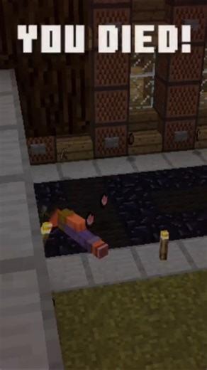 I died in Modern Beta #minecraft twice #shorts #videoshort