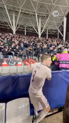 Imagine scoring your first Champions League goal in a moment like this…😍