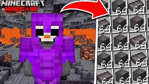 Gamer constructs efficient Netherite farm within Minecraft Hardcore world