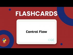 Python Control Flow 🔁 | if, for, while, break, continue & More (Flashcards)