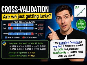 Cross Validation Explained Simply | Are We Just Getting Lucky? (Python + Sklearn). PART 3