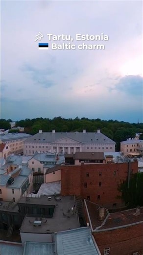 🇪🇪 This Is Tartu Estonia – 4K Aerial View
