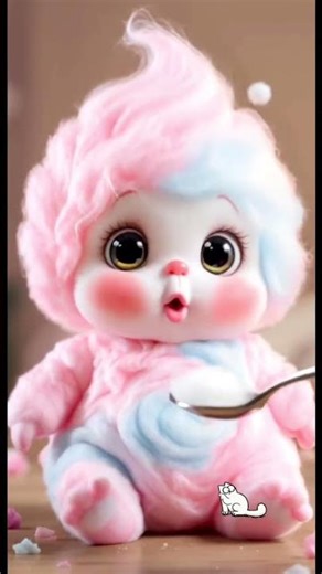 cotton candy baby #viral