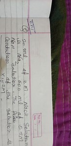 20 ml of 2M NaOH solution is mixed with 400 ml of 0.5M Na₂CO₃ s... | Filo