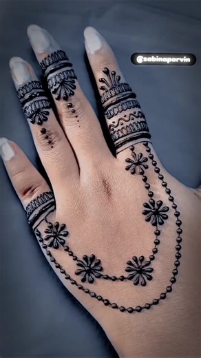 New Back Hand Finger Mehandi Design New Mehandi Design 🌿🌿//#mehandidesign