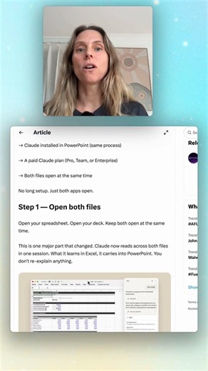 Claude's Excel + PowerPoint Add-Ins Now Share Full Context
