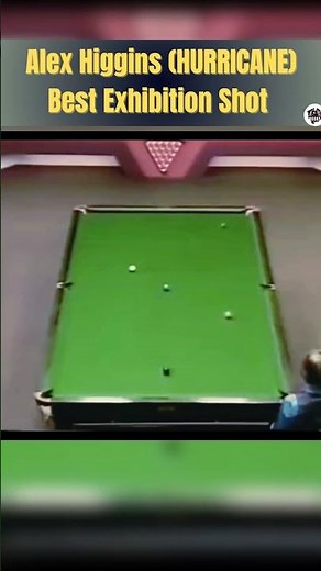 Alex Higgins HURRICANE Best Exhibition shots