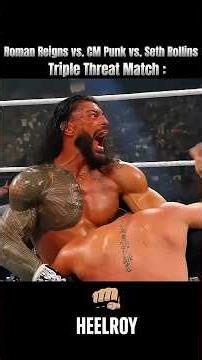 ROMAN REIGNS vs CM PUNK vs SETH ROLLINS! 😱 WWE Mega Showdown