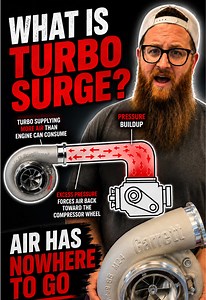 Turbo Surge is the most expensive sound 🫣💰 Turbo surge is what happens when the turbo is trying to move MORE air than the engine can actually consume. Pressure builds. Airflow gets confused. The compressor starts fighting itself. That fluttering sound? That’s airflow reversing direction through the compressor wheel. Cool sound tho 🤘 #Turbo #Diesel #tech #mechanic
