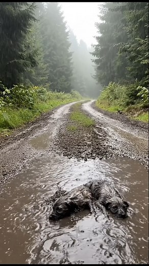 Heartbreaking! Puppies Left Freezing in a Muddy Puddle | My Dog’s Life
