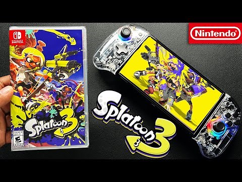 Unboxing Splatoon 3 - Nintendo Switch OLED