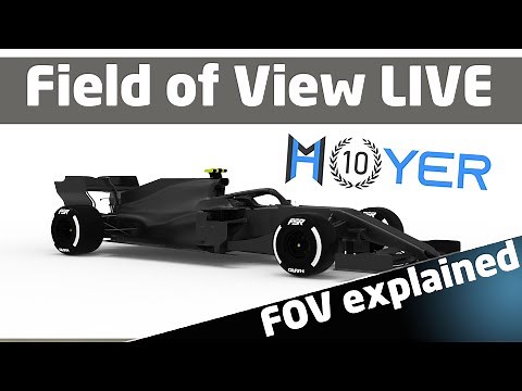 Field of View (FOV) explained briefly on rFactor 2 in F1 2020 FSR car