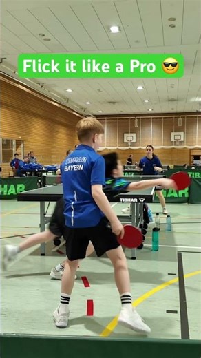 Flick it like a Pro 🏓😎