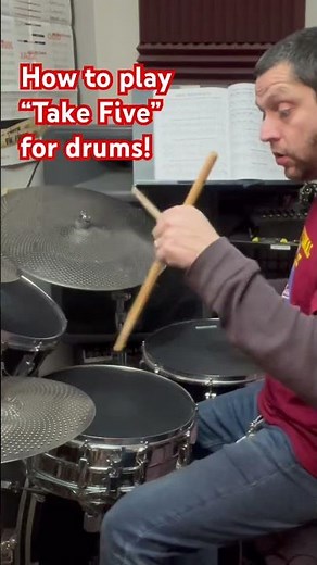 How to play drums for “Take Five” #joe #morello #dave #brubeck #jazz #lesson #tutorial #set #five