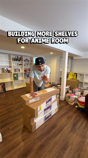 Building more shelves for anime room