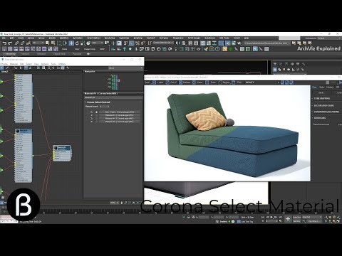 How to use the Corona Select Material and animate it to create multiple renders