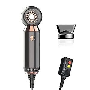 Portable Hair Dryer - 800W Constant Heat Control Hairdryer Protect Hair, with ALCI Safety Plug High Airflow Lightweight Mini Blow Dryer for Home Hotel and Travel