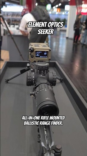 The new All-in-one rifle mounted Ballistic Range Finder from Element Optics