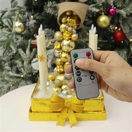 DIY ornament cascade centerpiece | Life and Fun Story