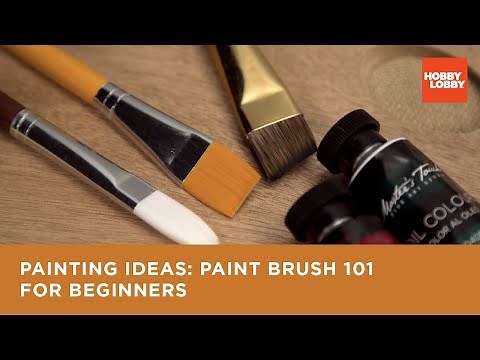 Painting Ideas: Paint Brush 101 for Beginners | Hobby Lobby®