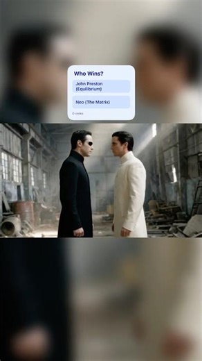 The Matrix vs Equilibrium (Neo Fights John Preston) #thematrix #equilibrium #shortsfeed