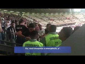 Torcedor Atleticano xinga segurança durante clássico no Mineirão: "Olha a sua cor"