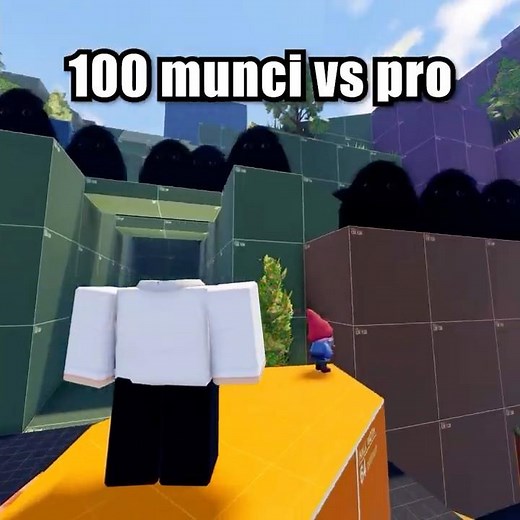 100 Angry Munci Vs Pro 🗿 #evade