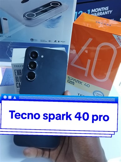 Tecno Spark 40 Pro Key Features RAM: 8GB Internal Storage: 128GB Display: 6.78-inch OS: Android 15, HIOS 15.1 Chipset: Mediatek Helio G100 Ultimate (6 nm) Connectivity: 4G, Bluetooth 5.3, Infrared port, FM Radio, NFC, USB Type C 2.0 Battery: 5,200mAh Colors: Ink Black, Moon Titanium, Lake Blue, Bamboo Green.#sialophones #tecno #phone #creatorsearchinsights #kenyantiktok🇰🇪