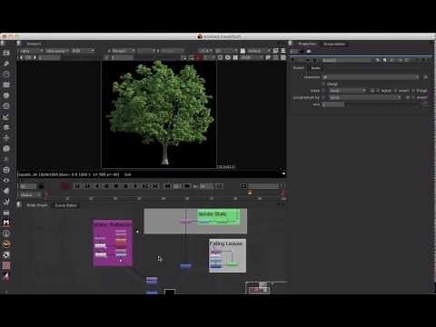 Nuke Quick Tip 007 Using Idistort and noise to create natural FX (Animated Tree wind)