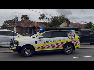 (*NEW VEHICLE*) NSW Ambulance [SUPERVISOR] Responding | Parramatta Rd, Ermington