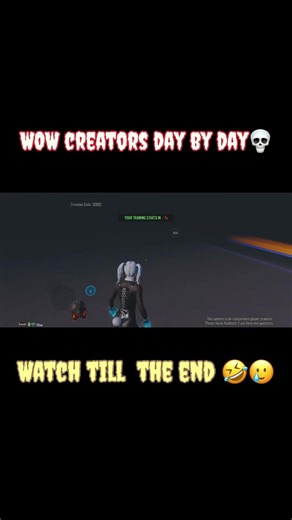 Wow creators day by day💀#bgmi #wow