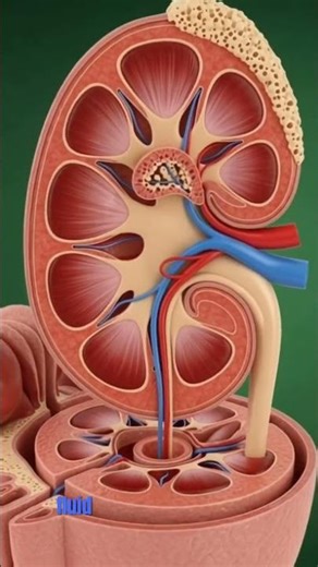 From Blood to Urine: Kidney Function Explained #3danatomy #science