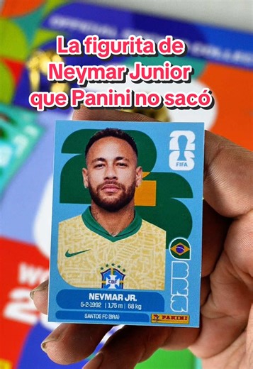 PAREN TODO!!! Finalmente se lanzó la lista de convocados para la Selección de Brasil.. y Neymar Junior. ha sido convocado... ¿Qué pasa con el álbum del Mundial 2026 de Panini? Se espera la llegada del set de actualización de esta colección OFICIAL... ¿Les gustaría tener a Ney en su álbum? Like, comenta y comparte. #albummundial2026 #mundial2026 #albumpanini #albummundialpanini #neymarjunior