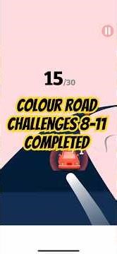 🛣️Colour Road Challenges 8-11 Completed #ColourRoad #Voodoogames