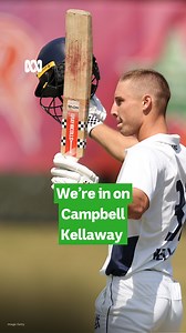 “Is there a world where Campbell Kellaway plays Test cricket this summer?" We say… why not?! 🎧 Full chat on ABC Cricket Podcast: https://ab.co/43l0ibq | ABC Sport