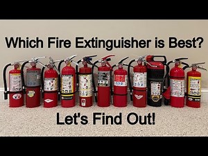 Which Fire Extinguisher is Best? Let’s Find Out! Amerex, Kidde, First Alert, Badger, Ansul Tested