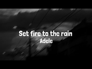 Set fire to the rain - Adele (Speed Up)