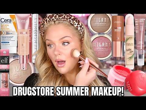 Everyday Summer *DRUGSTORE* Makeup Tutorial | 10 Minute Everyday Drugstore Makeup Routine