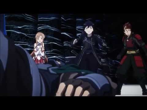 SAO Abridged Kirito vs Gleam Eyes