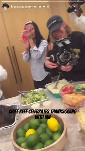 Chief Keef and Ian celebrate Thanksgiving 🦃🍗 #shorts